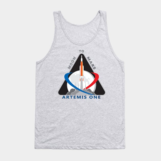 Artemis Mission One Patch Tank Top by Spacestuffplus